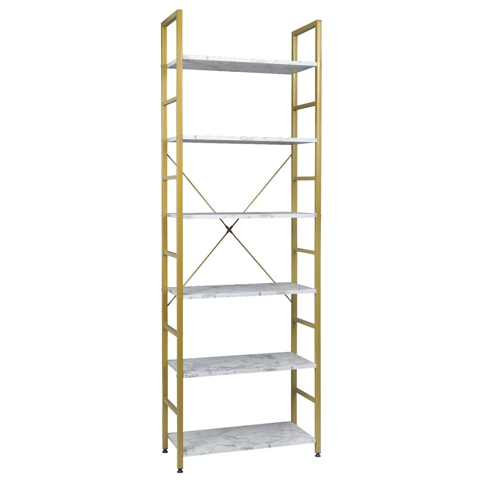 eugad-standregal-b-cherregal-metall-60x28x180-marmor-gold-wei image 1