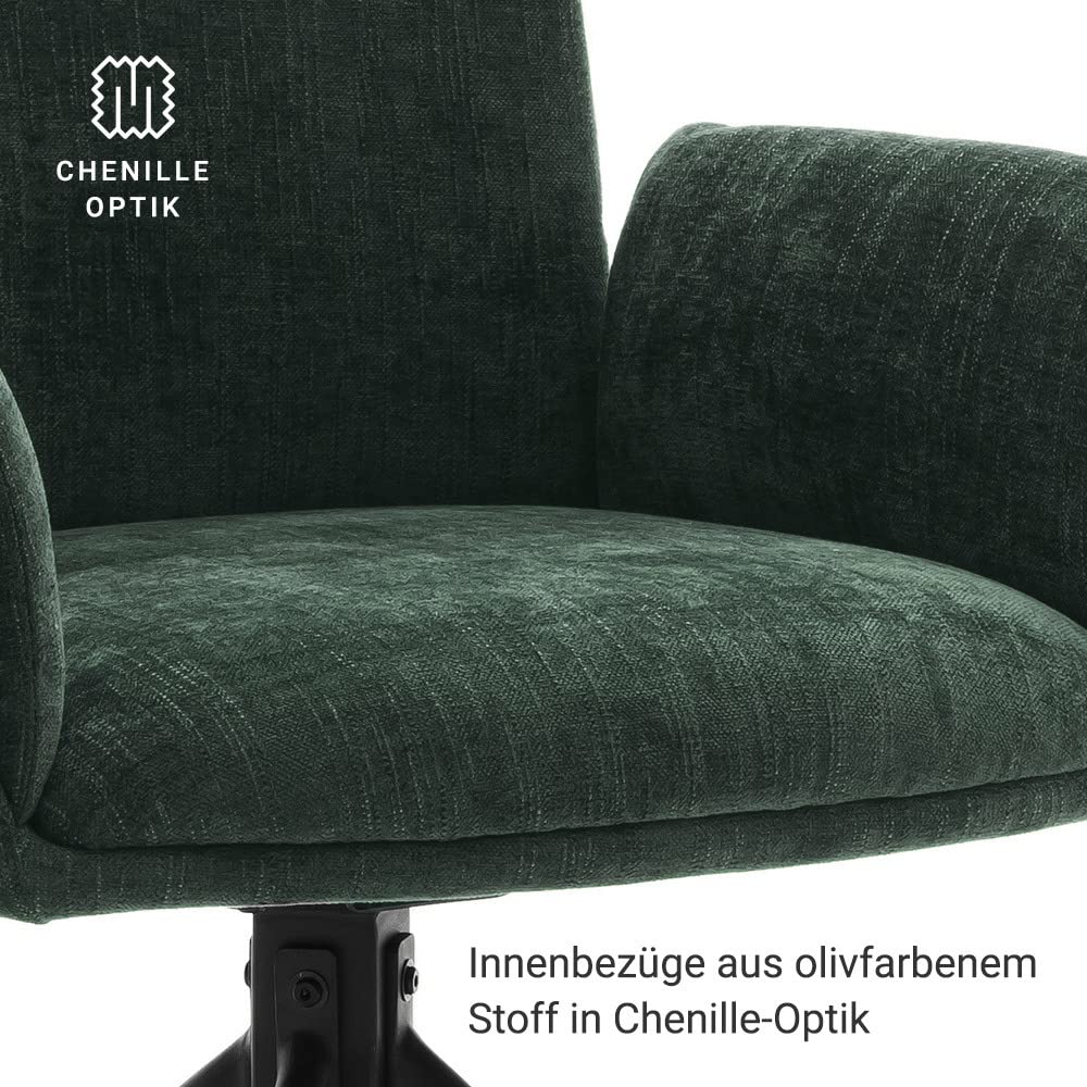 lomadox-esszimmer-armlehnenst-hle-2er-set-olive-drehbar image 5