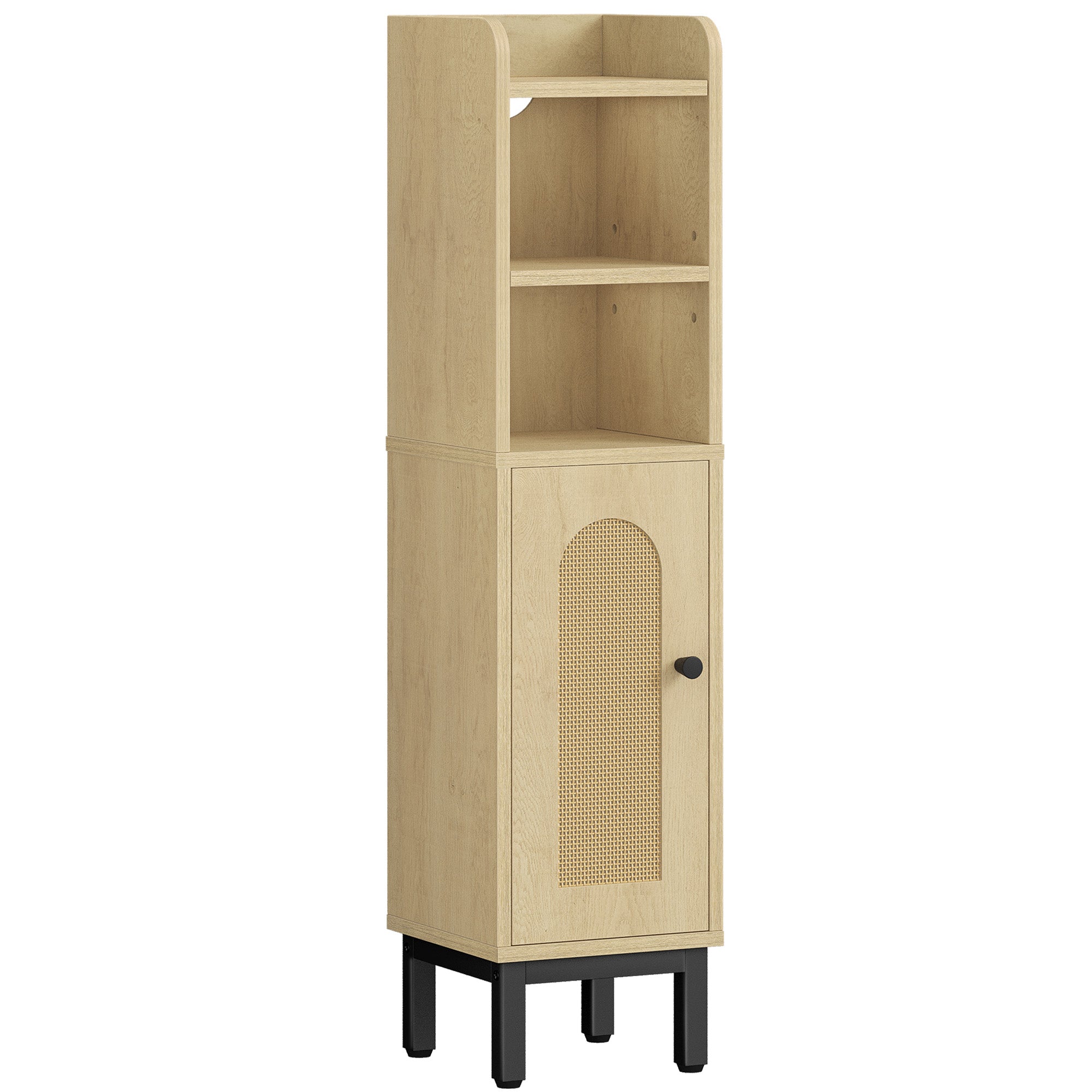 hzuaneri-bathroom-badschrank-helle-eiche-20x20x83-cm image 1