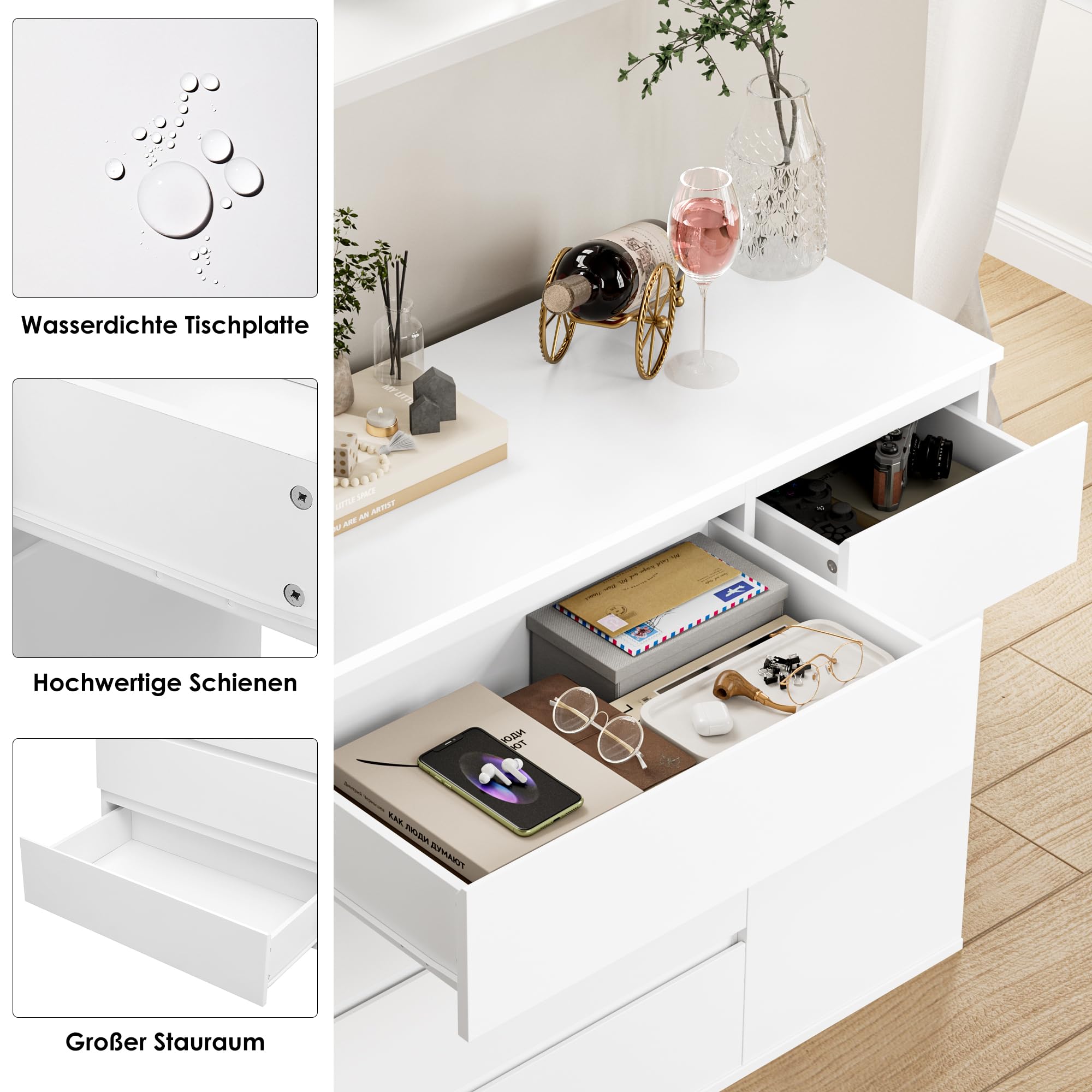 forehill-kommode-wei-mit-schubladen-t-ren-100x40cm-holz image 4