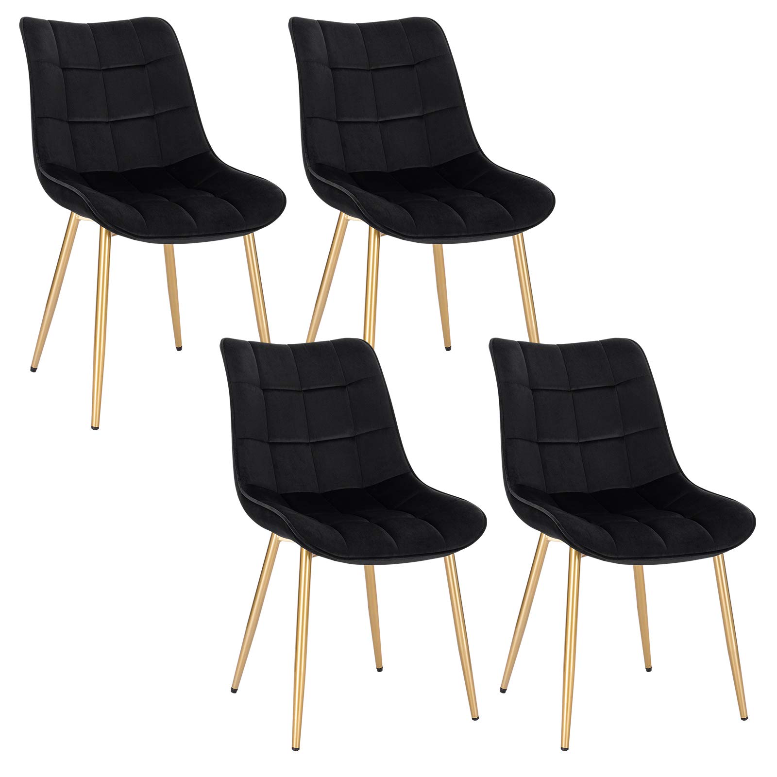eugad-0670by-4-esszimmerstuhl-4er-set-samt-schwarz-goldbeine image 1