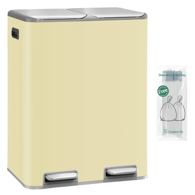 hzuaneri-sw06099y-m-lleimer-beige-60l-edelstahl-treteimer image 1