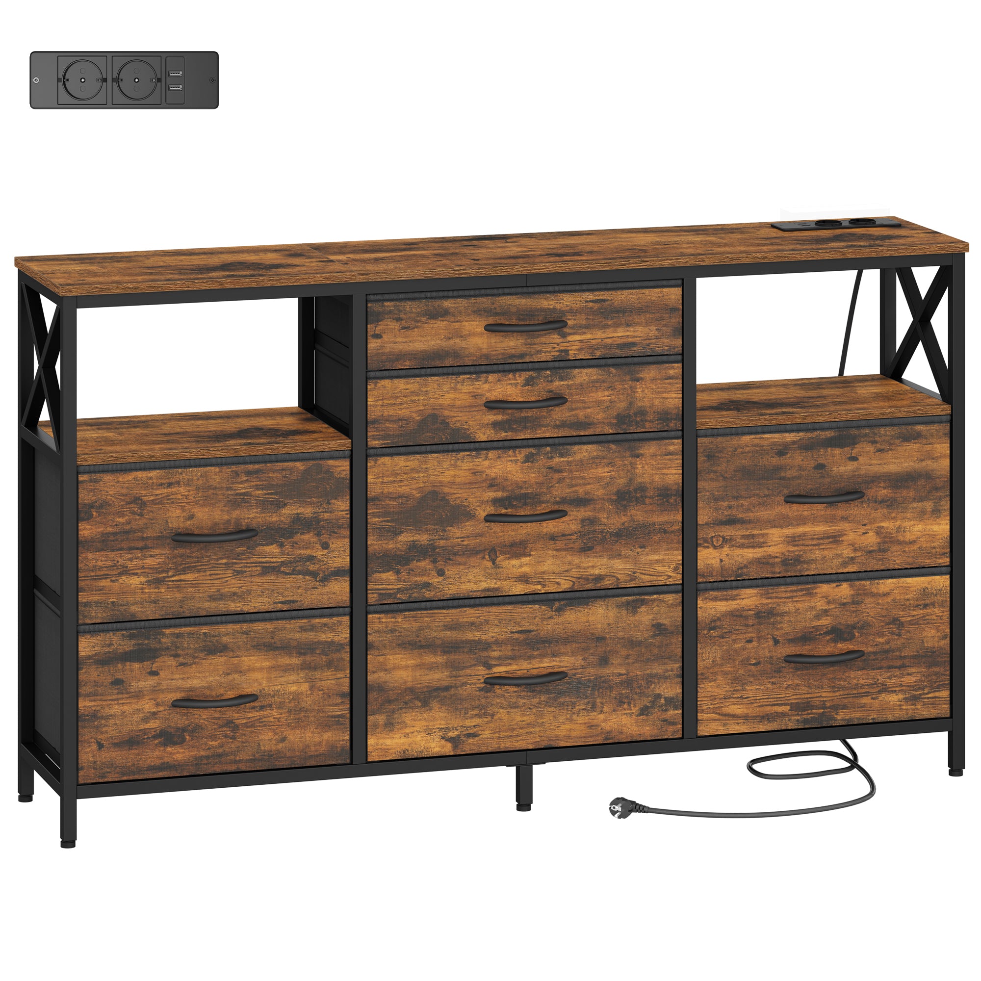 hzuaneri-bedroom-kommode-140cm-vintage-8-schubladen-steckdose-du03801b image 3