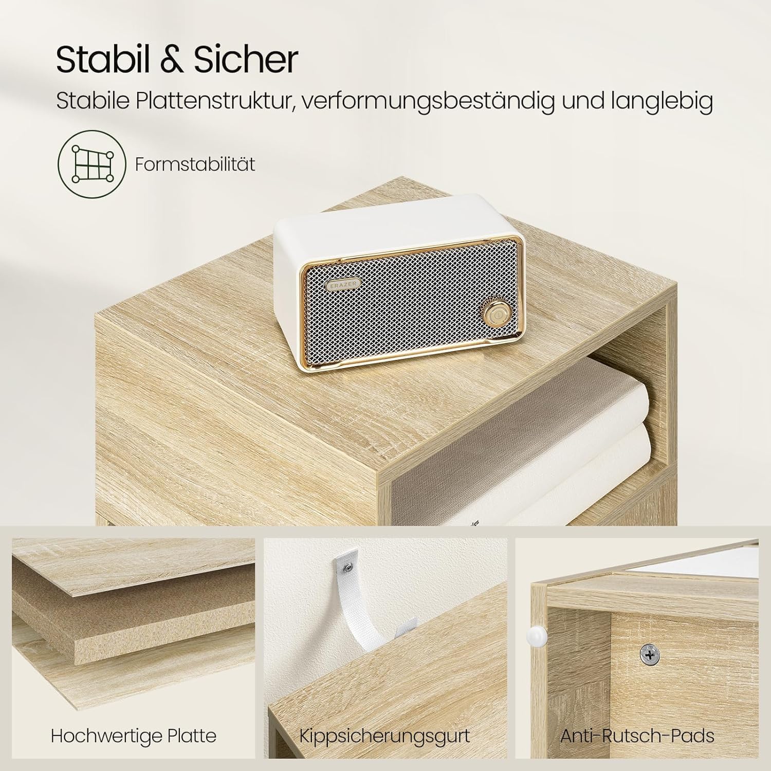 eugad-nachttisch-2er-set-hell-eiche-schmal-mit-schublade-holz image 7