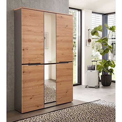 lomadox-flur-garderobenschrank-105-cm-artisan-eiche-spiegel image 7