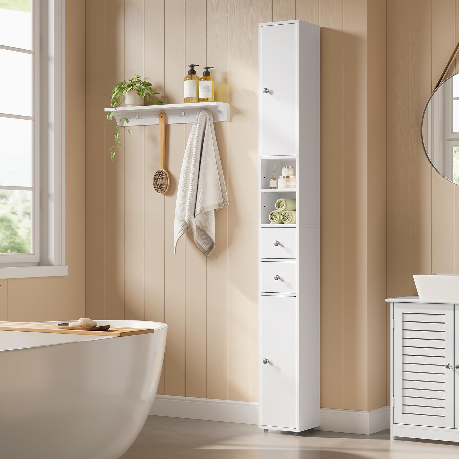 eugad-aufbewahrung-badezimmerschrank-wei-schmal-hoch-20-cm image 5