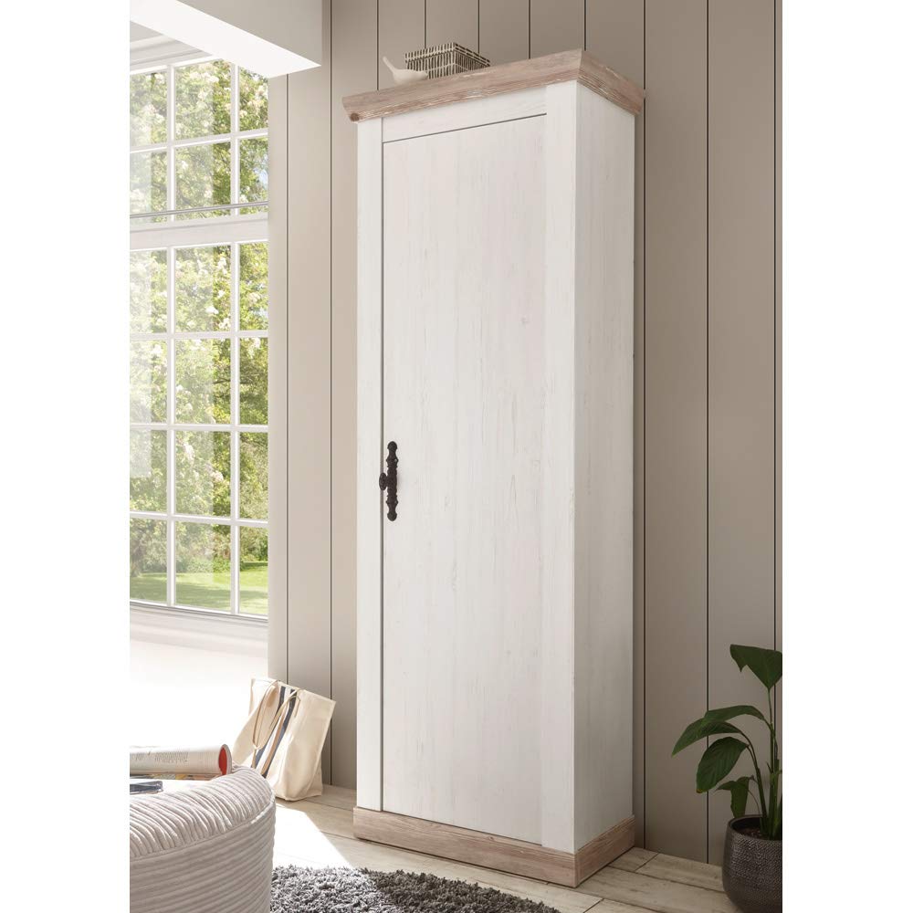 lomadox-flur-garderobenschrank-pinie-wei-73-cm-landhaus image 1