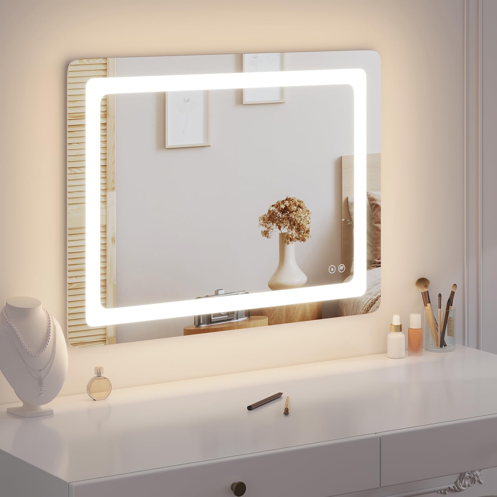 eugad-badspiegel-led-60x80-cm-dimmbar-touch-antibeschlag image 8