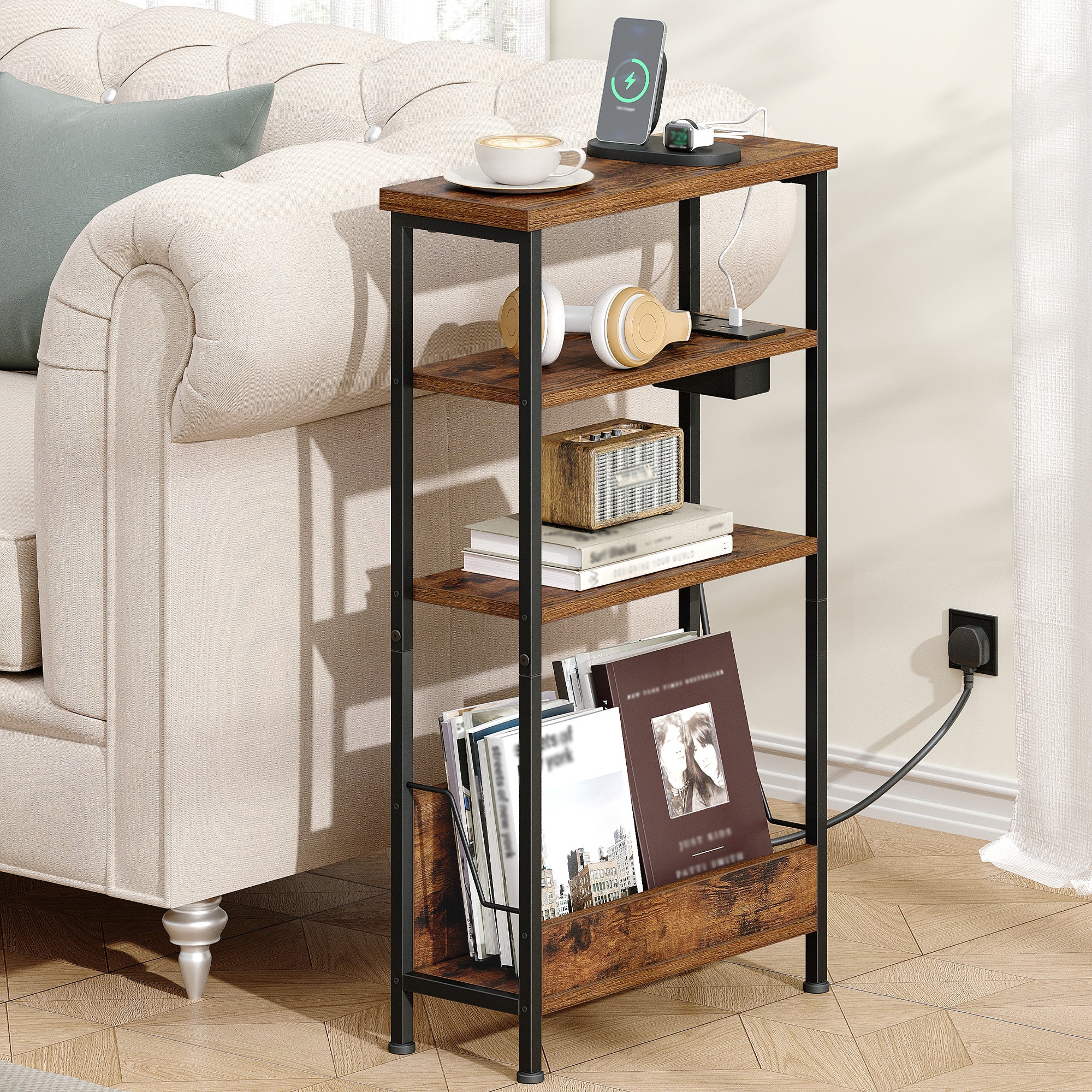 hzuaneri-bedroom-beistelltisch-schmal-18cm-steckdose-usb image 1