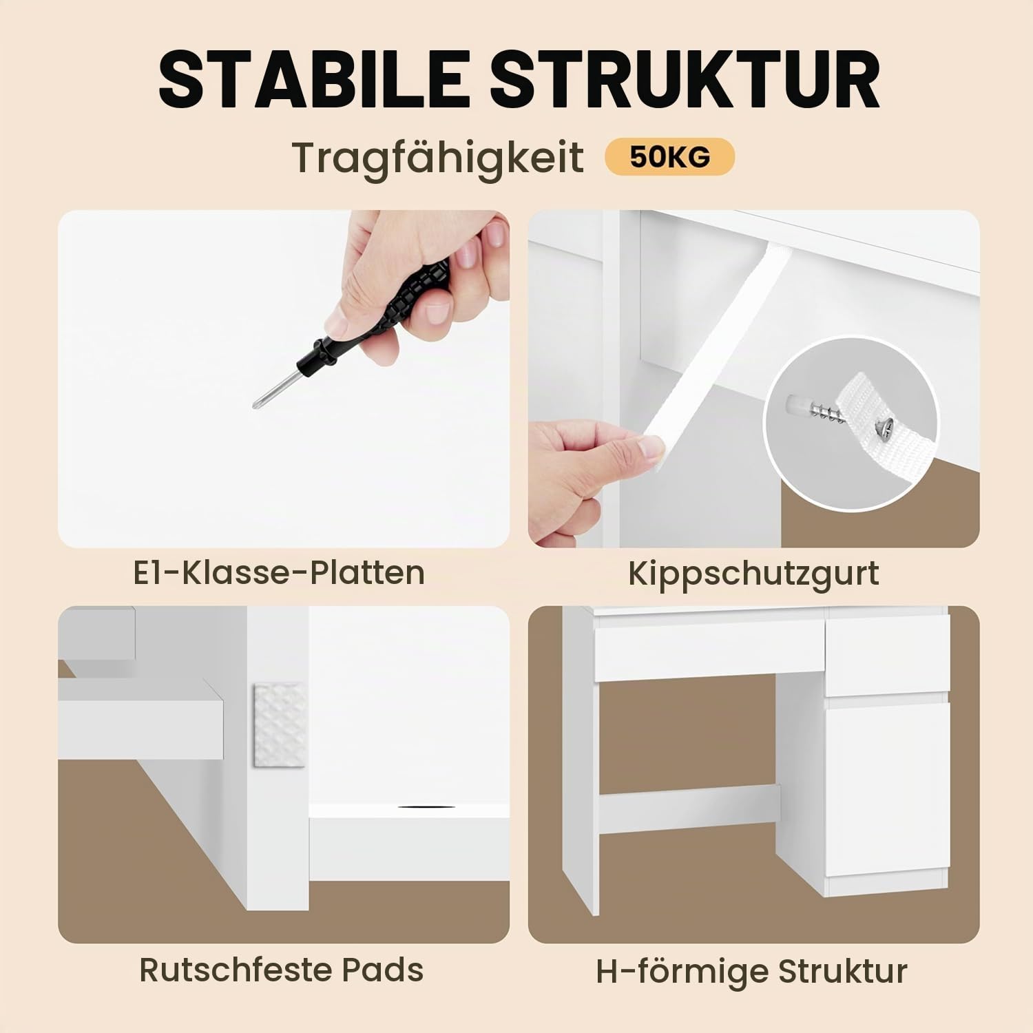 eugad-schminktisch-wei-90cm-mit-spiegel-led-frisiertisch image 6
