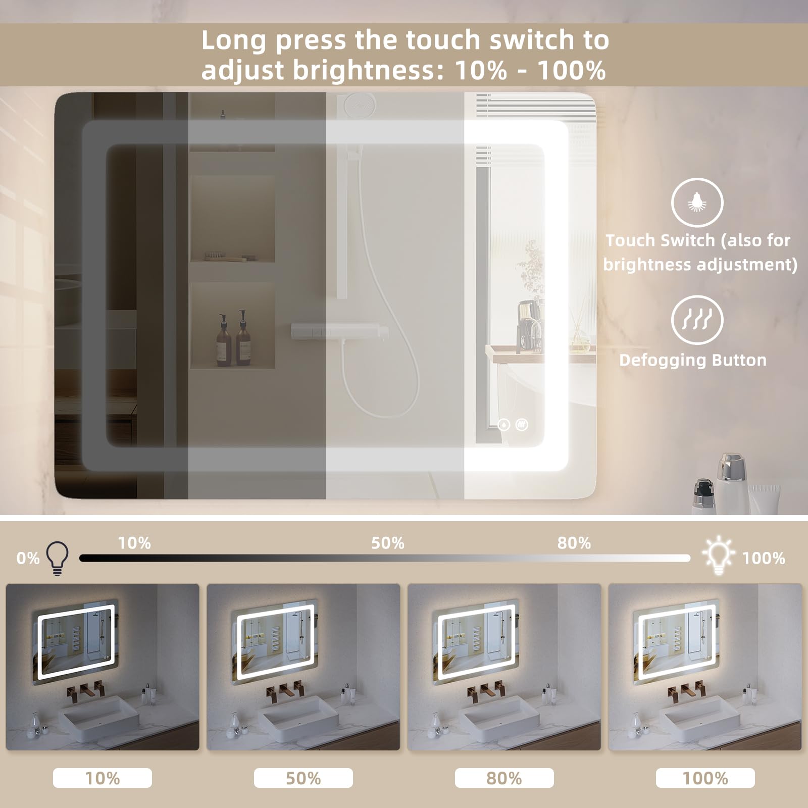 eugad-badspiegel-led-60x80-cm-dimmbar-touch-antibeschlag image 6