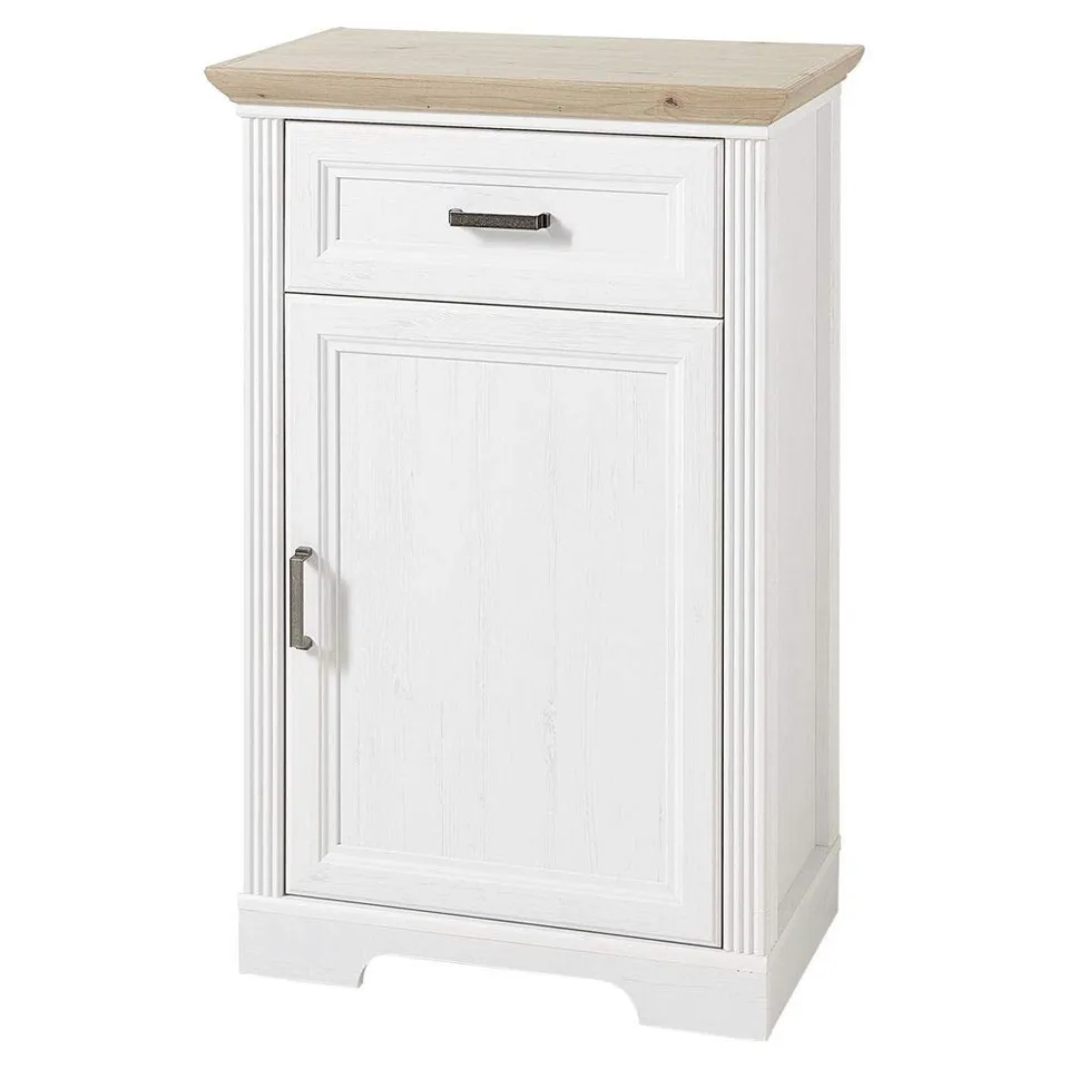 lomadox-flur-schuhschrank-pinie-wei-artisan-eiche-65-cm image 1