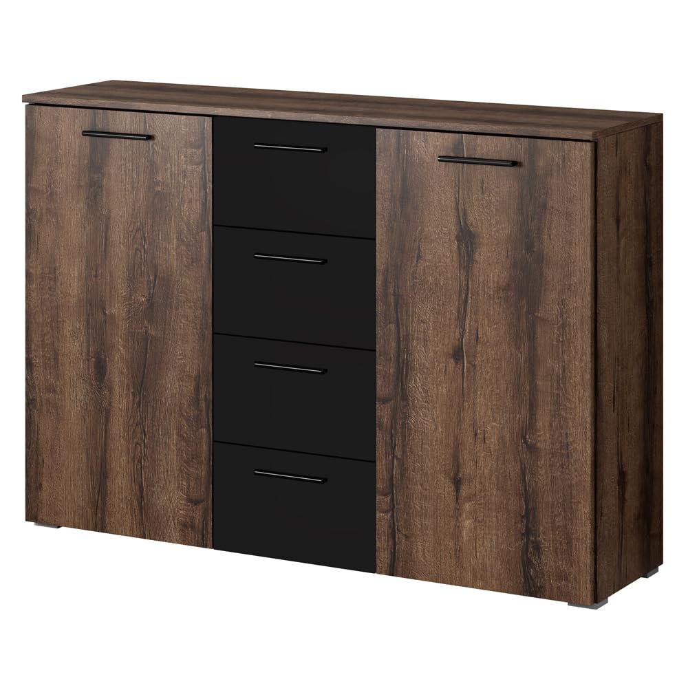 lomadox-schlafen-schlafzimmer-set-180x200-eiche-spiegel image 2
