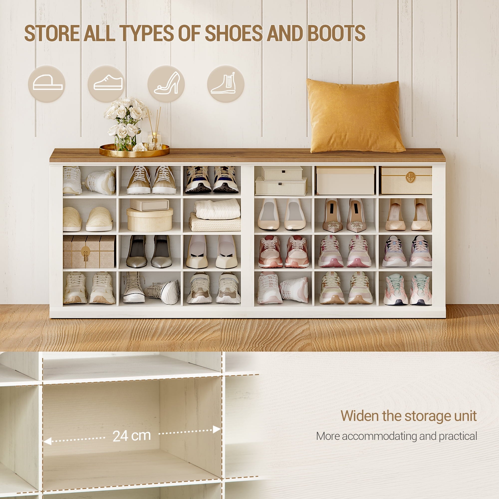hzuaneri-living-room-schuhbank-antik-wei-24-f-cher-150-cm-breit image 6
