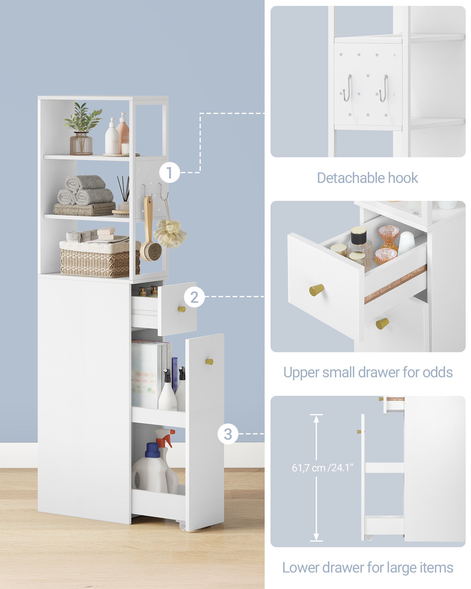 hzuaneri-bathroom-bc32003w-badezimmerschrank-wei-40x20x140 image 2