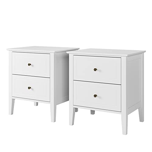 forehill-nachttisch-2er-set-wei-50cm-2-schubladen-vintage image 8