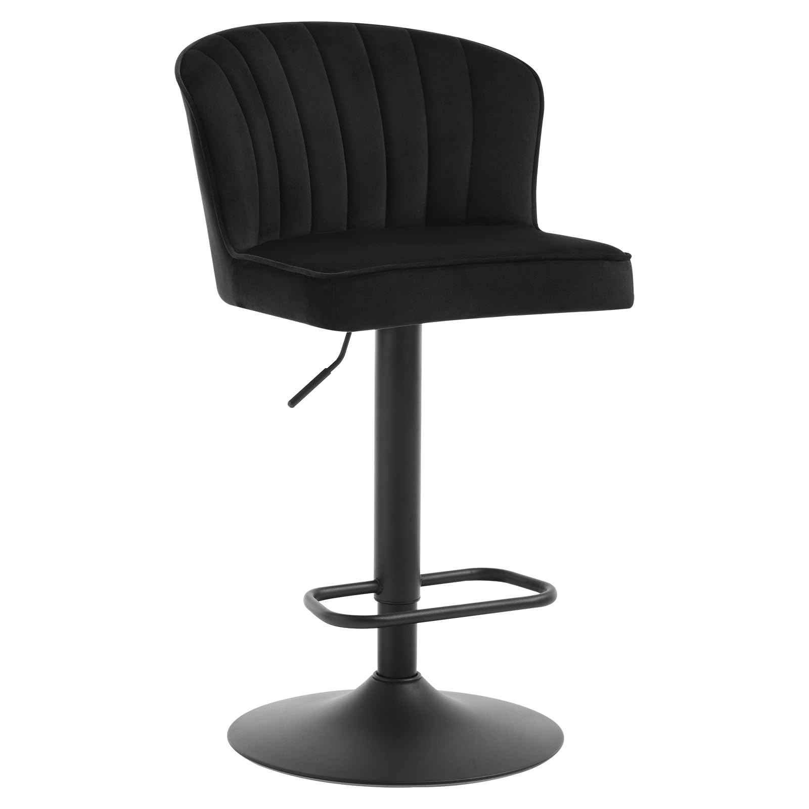 eugad-hocker-barhocker-1055by-1-h-henverstellbar-samt-schwarz image 1