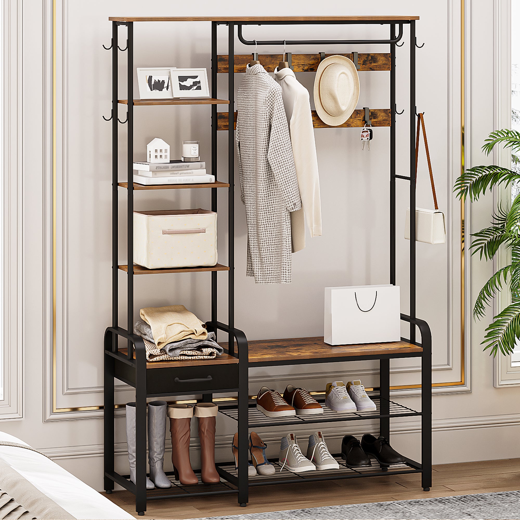 hzuaneri-living-room-ht03501b-garderobe-braun-mit-sitzbank image 3