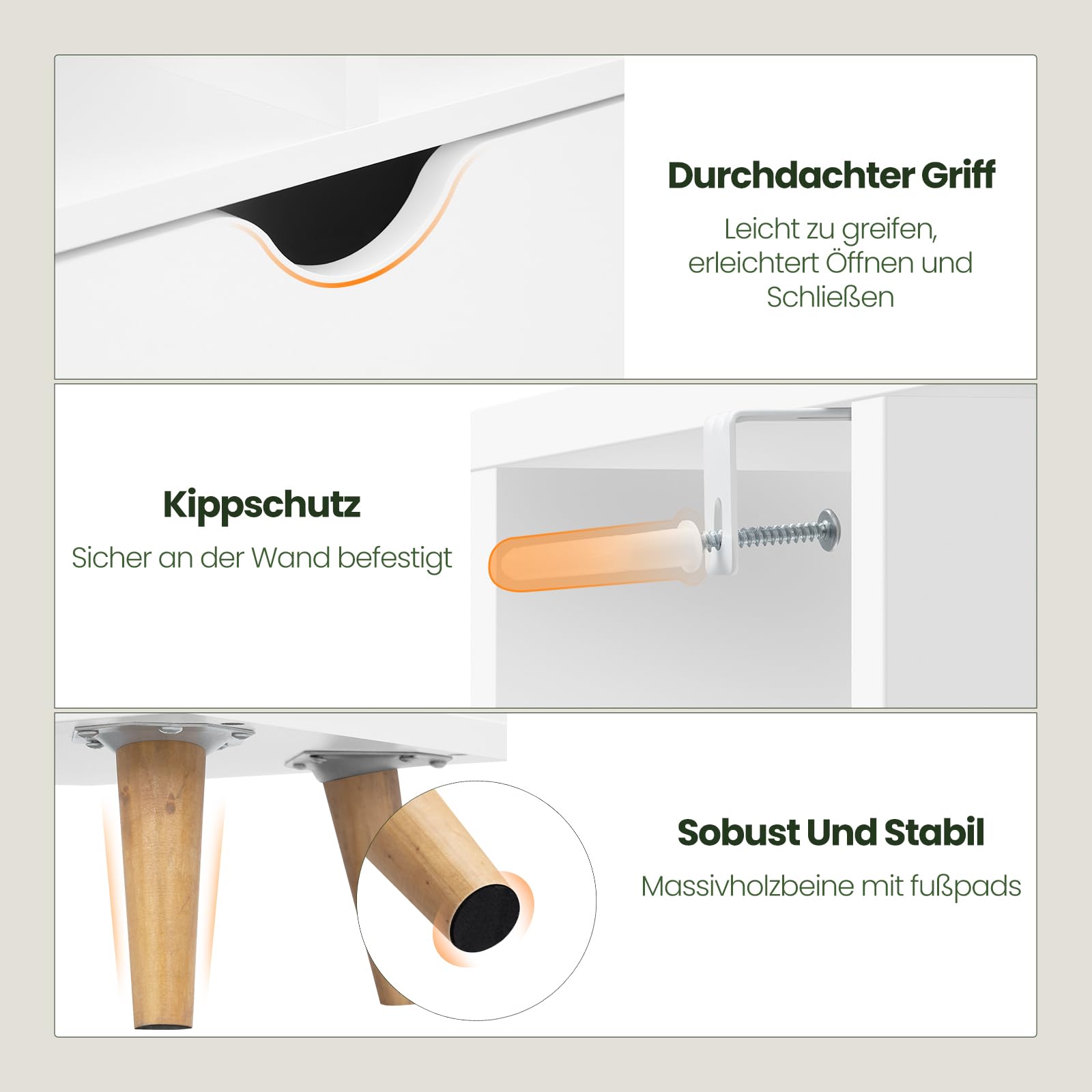 eugad-aufbewahrung-b-cherregal-wei-50x121x24-6-f-cher-mit-schublade image 6