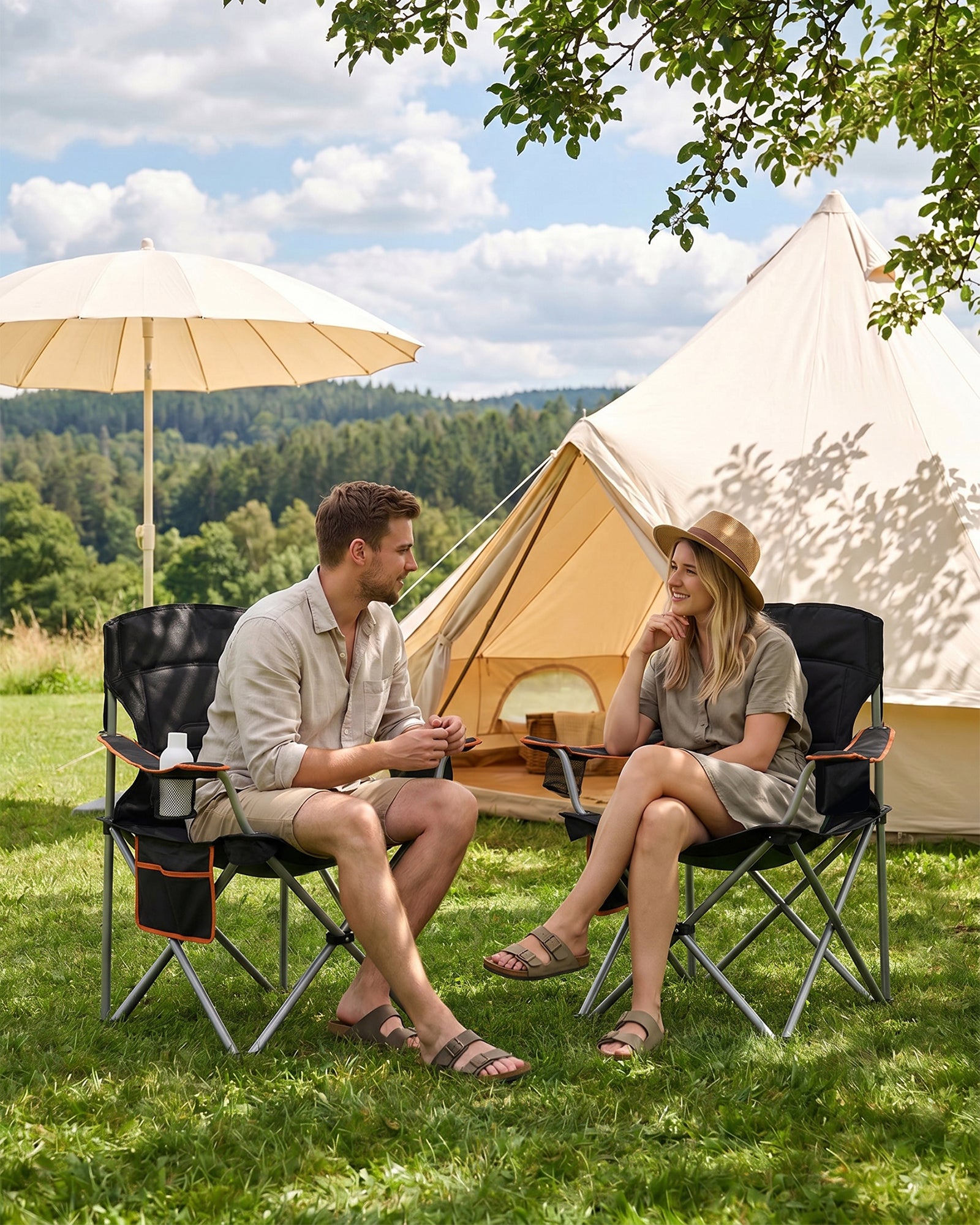 hzuaneri-living-room-cc00299eo-campingstuhl-schwarz-orange-220kg image 2