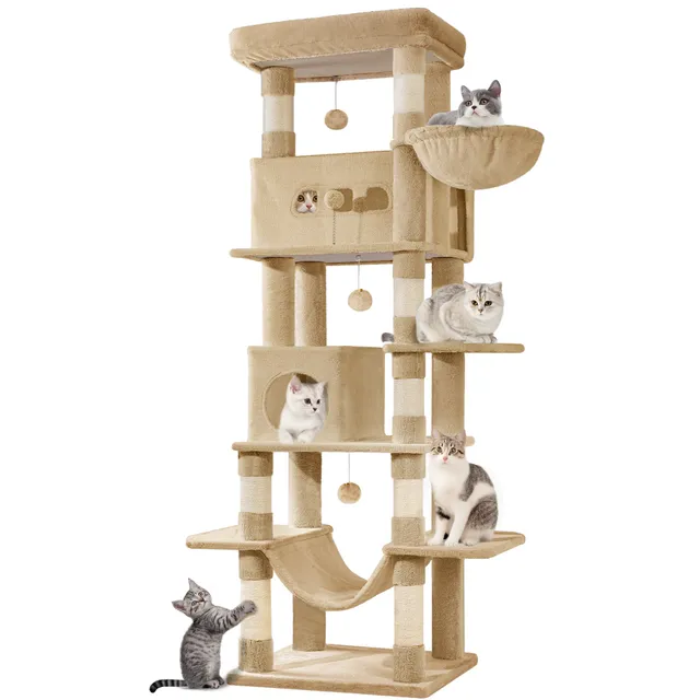 hzuaneri-pet-ms21018lc-kratzbaum-camel-brown-210-cm-h-hle image 1