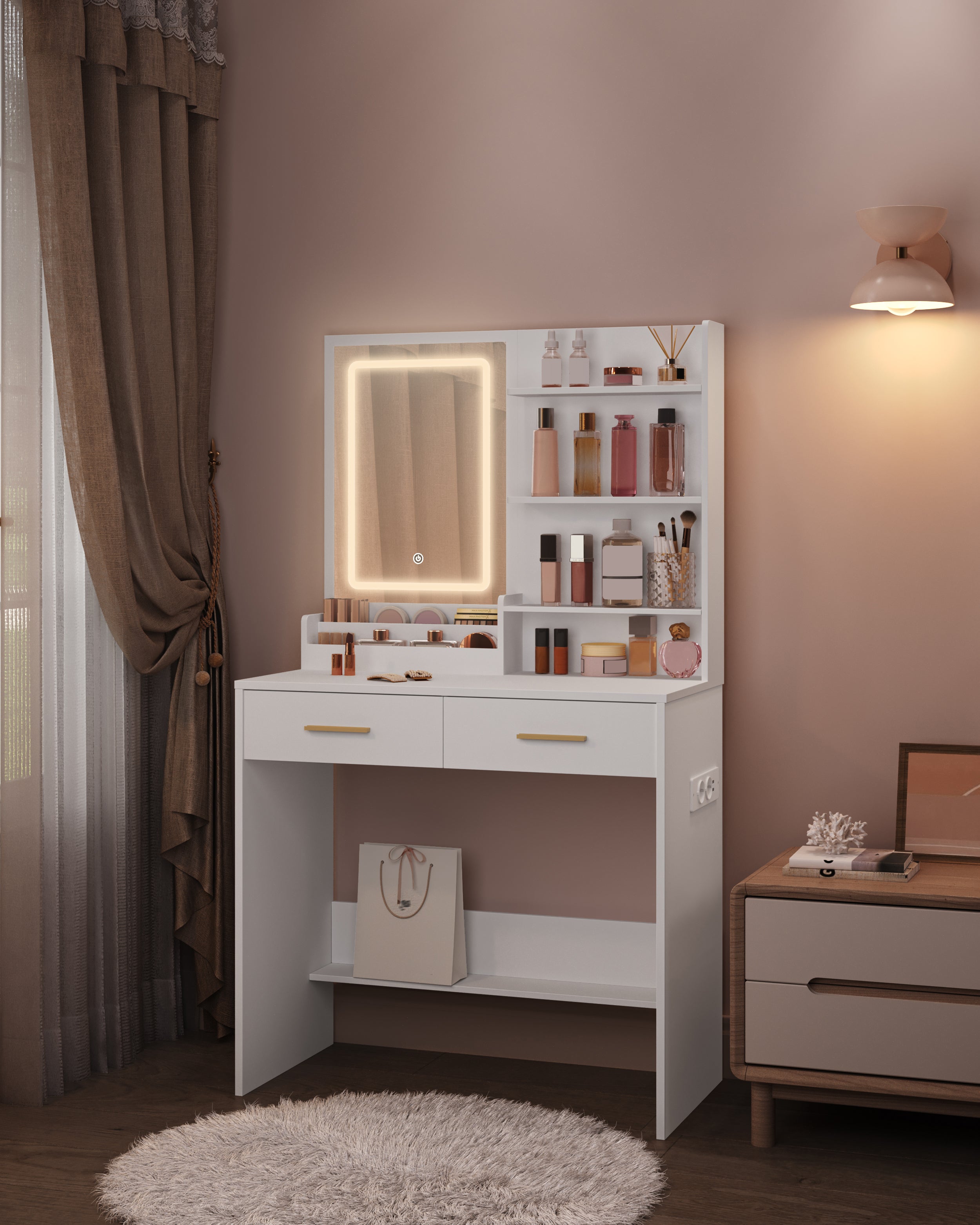hzuaneri-bedroom-schminktisch-vt32003x-wei-led-spiegel image 6