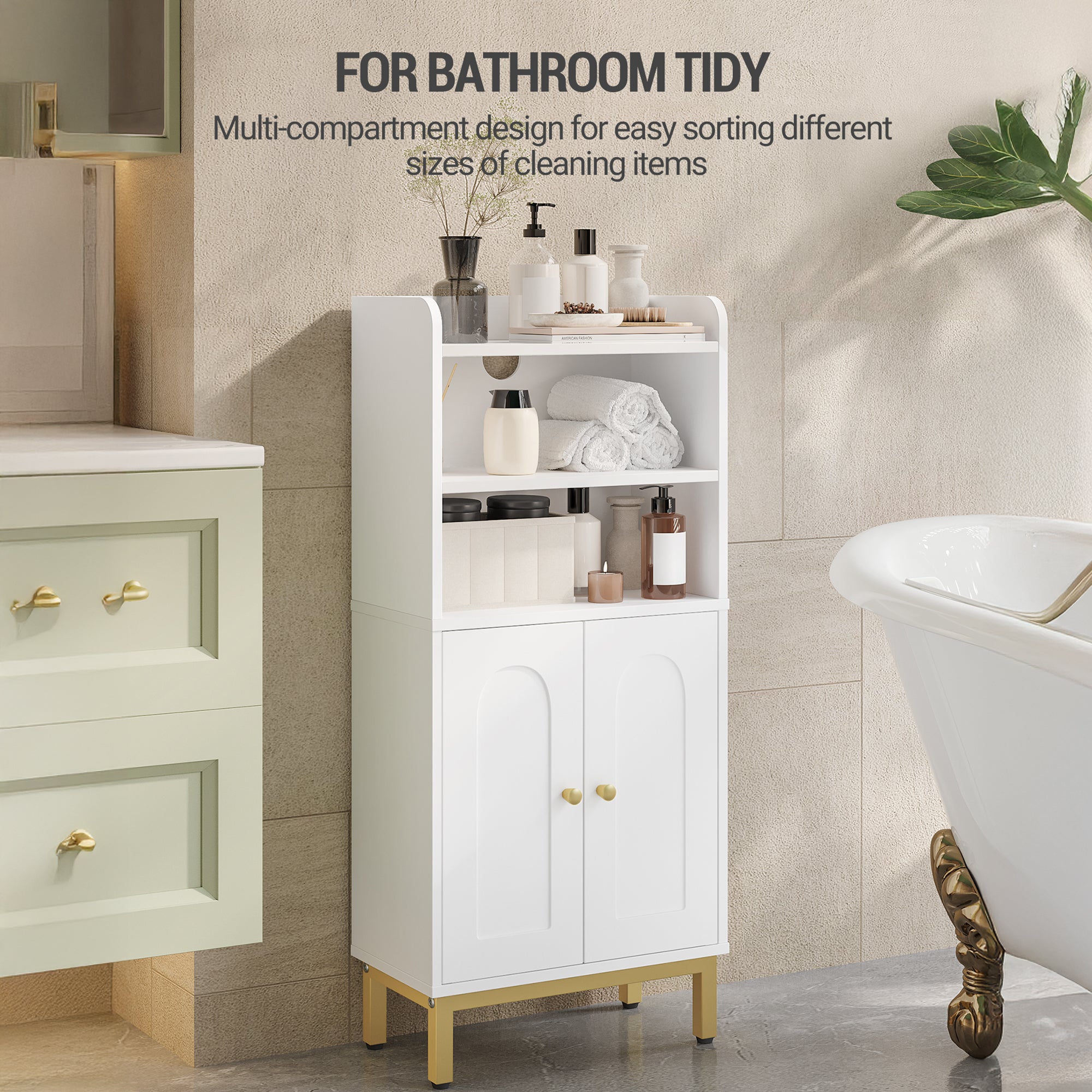 hzuaneri-bathroom-bc48213g-badschrank-wei-2-t-ren-schmal image 2