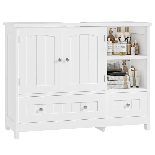 forehill-bathroom-vanity-unit-waschbeckenunterschrank-wei-80-cm image 1