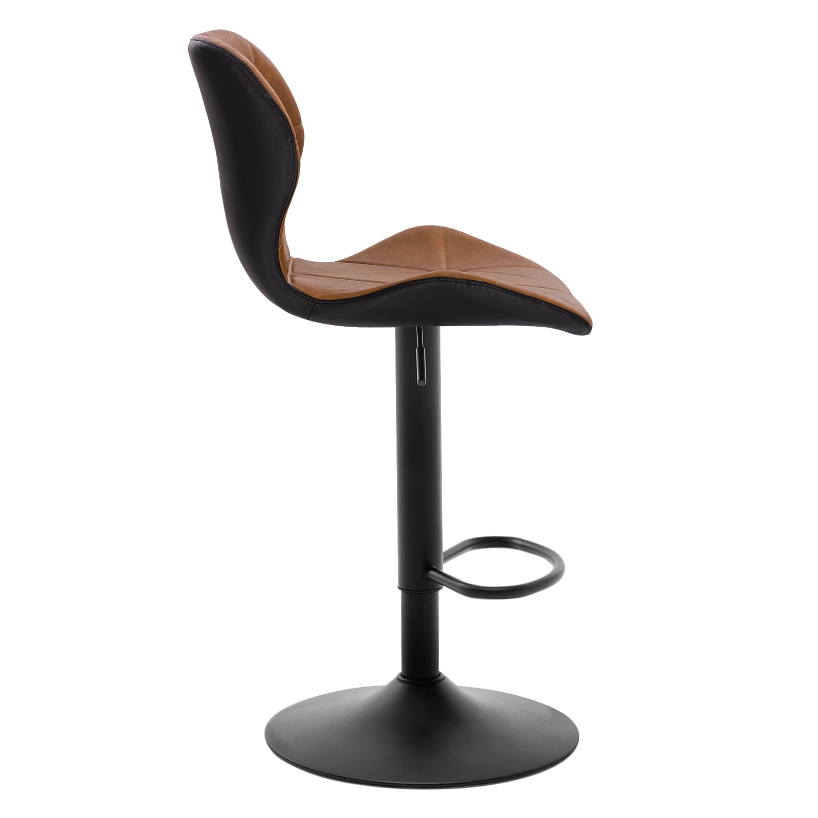 eugad-hocker-barhocker-4er-set-braun-h-henverstellbar-kunstleder image 5