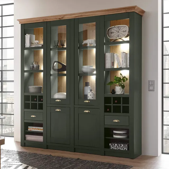 lomadox-esszimmer-buffetschrank-194-cm-gr-n-led image 1