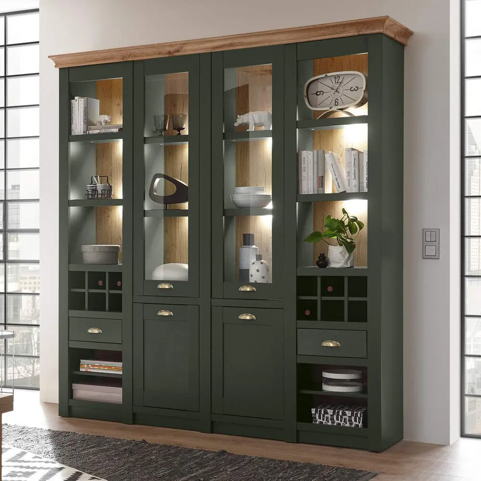 lomadox-esszimmer-buffetschrank-194-cm-gr-n-led image 1