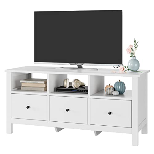 forehill-tv-cabinet-lowboard-tv-schrank-wei-mit-schubladen image 8