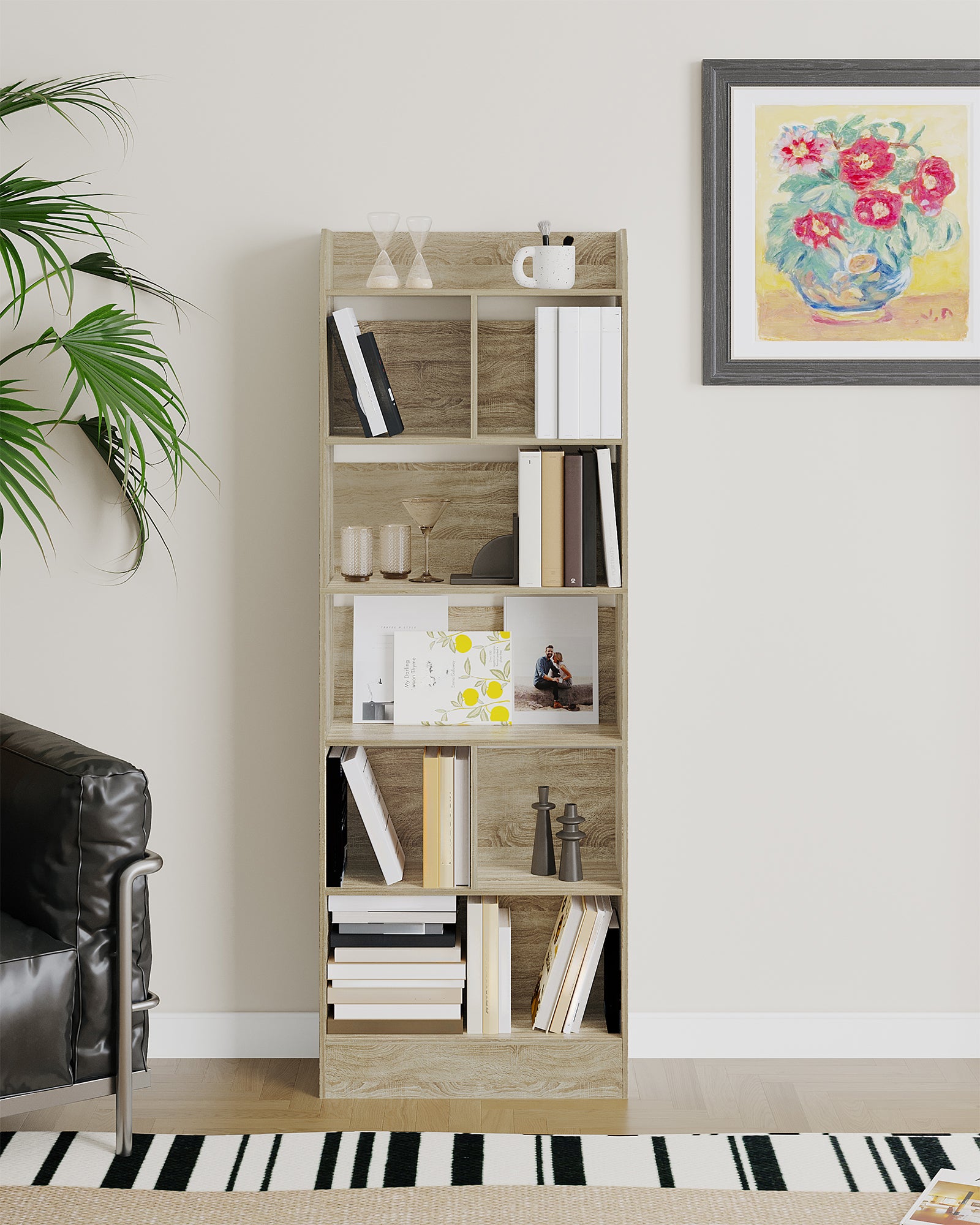 hzuaneri-bc11116x-b-cherregal-eiche-beige-6-f-cher-60cm image 3