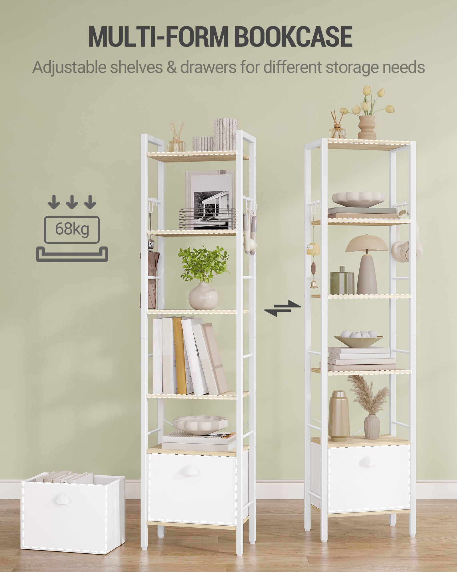 hzuaneri-living-room-bc40616w-b-cherregal-wei-eiche-173-cm-beige image 8