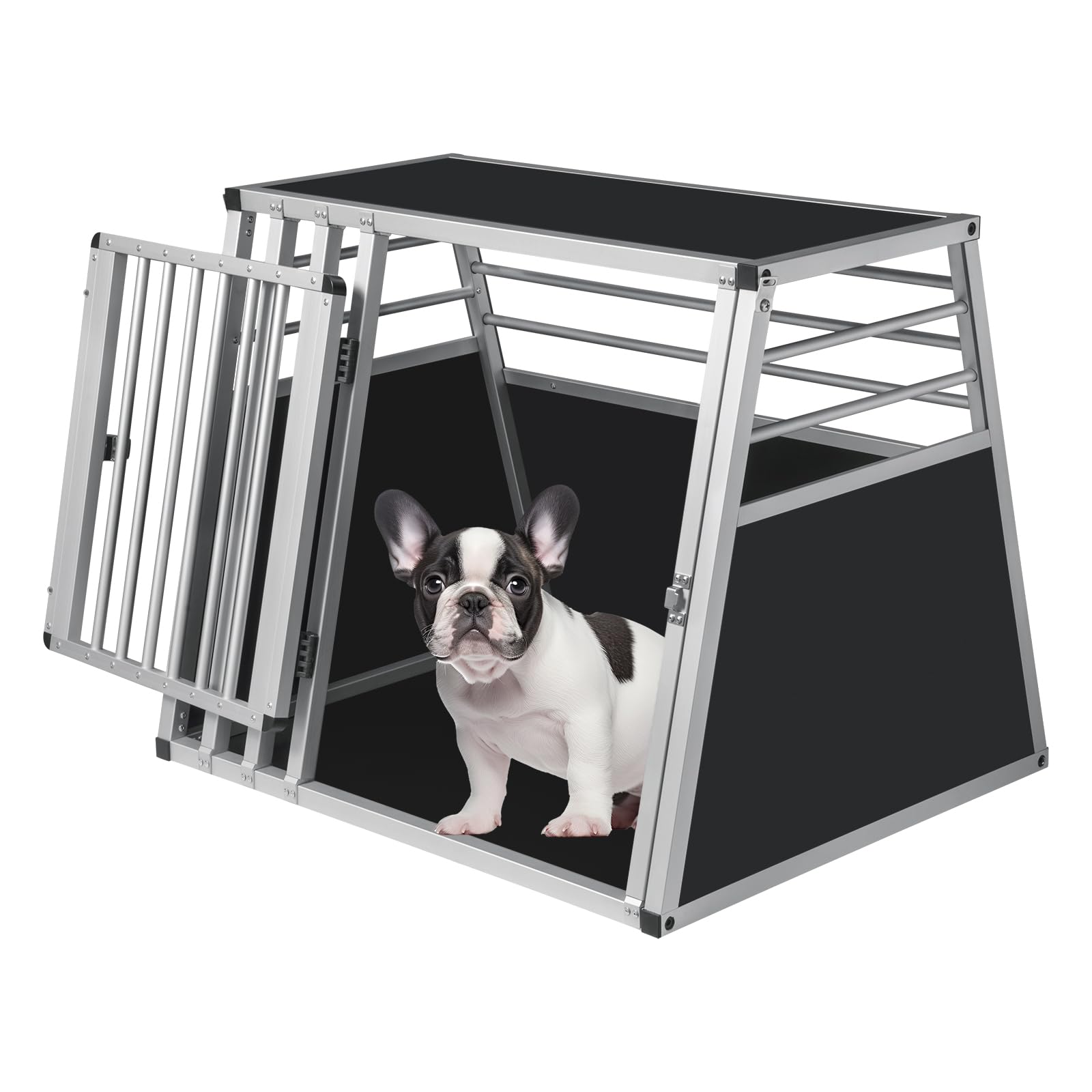 eugad-haustierbedarf-hundebox-auto-alu-92x65x66-kofferraum image 8