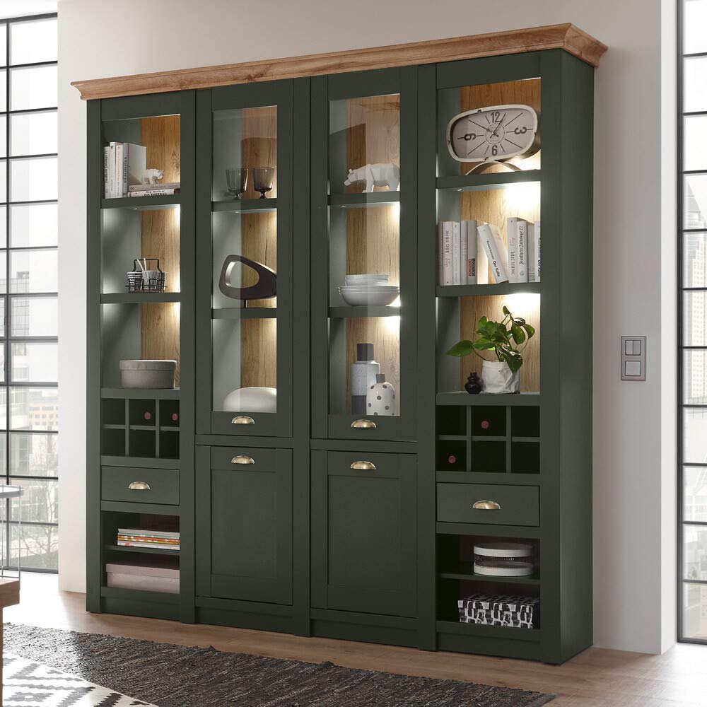 lomadox-esszimmer-buffetschrank-194-cm-gr-n-led image 1