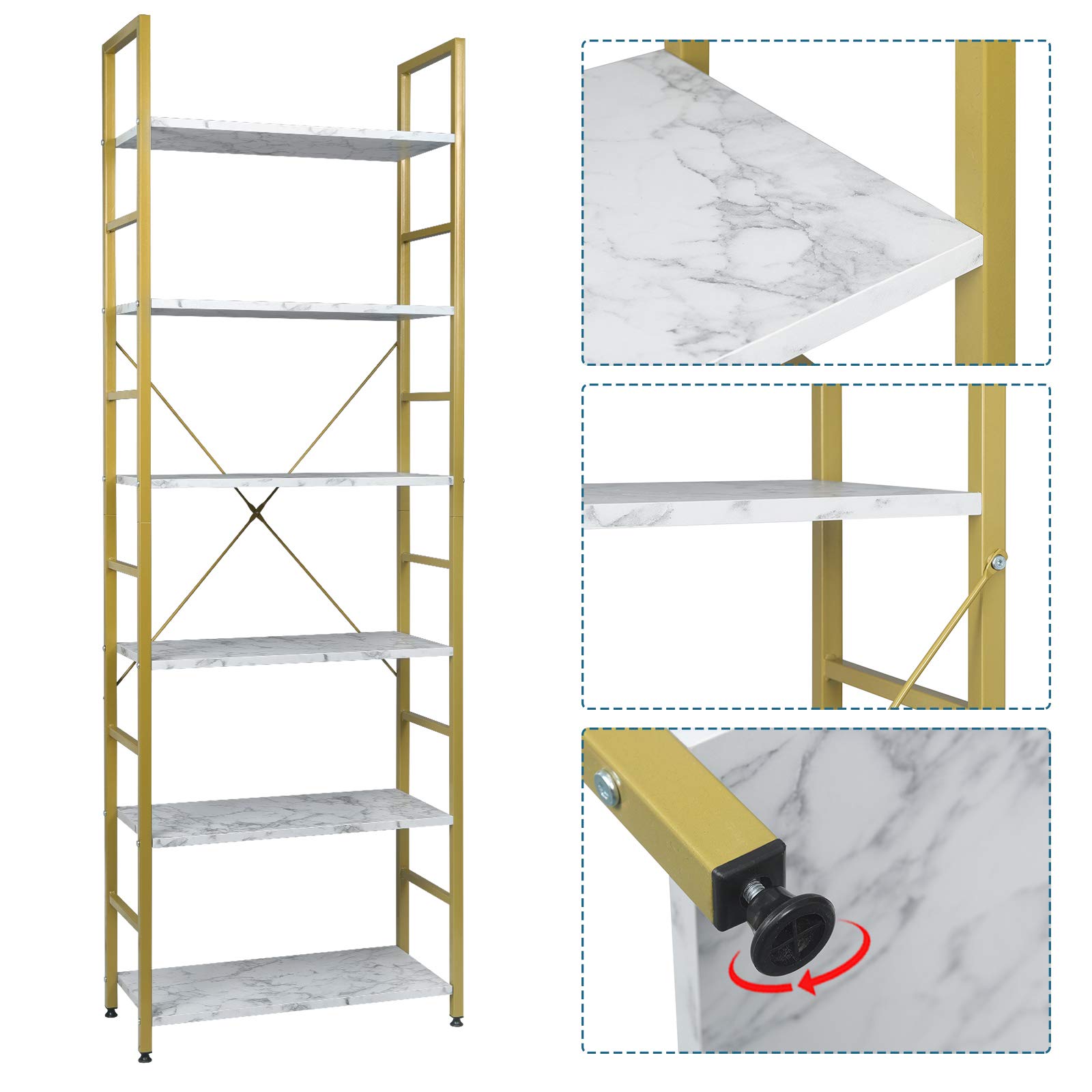 eugad-standregal-b-cherregal-metall-60x28x180-marmor-gold-wei image 7