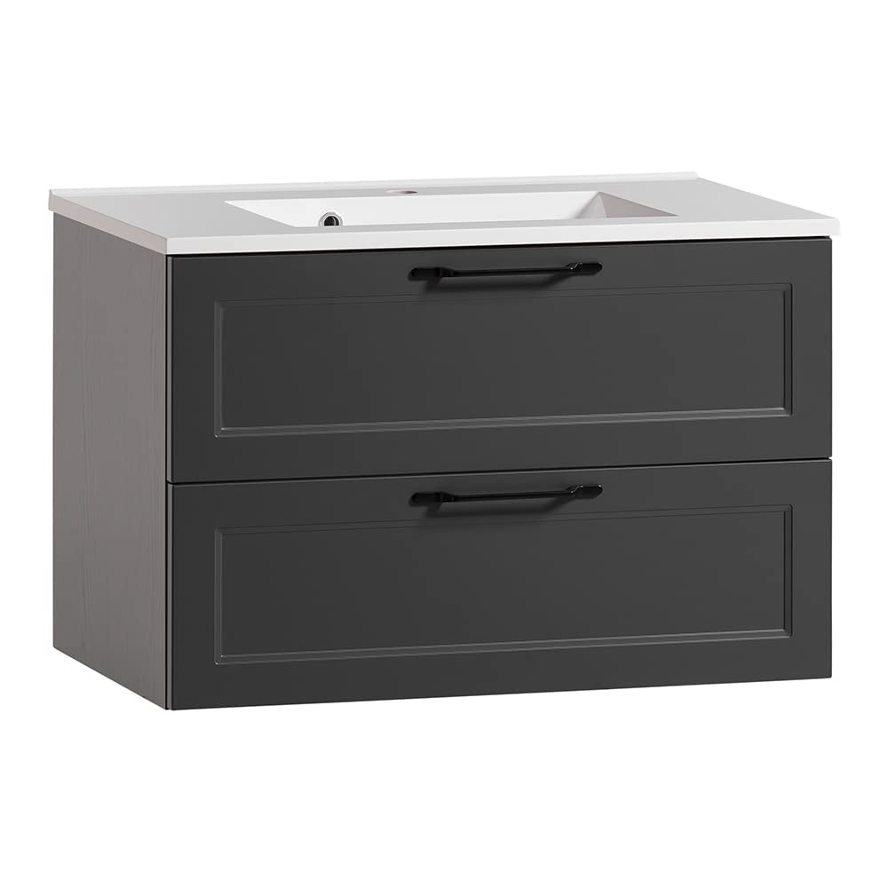 lomadox-badezimmer-bad-set-80cm-dunkelgrau-landhaus image 6
