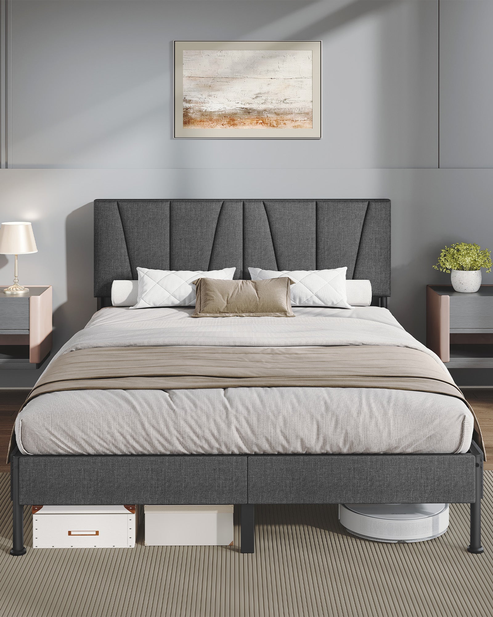 hzuaneri-bedroom-bf40299b-bettrahmen-150x200-dunkelgrau-kopfteil image 3