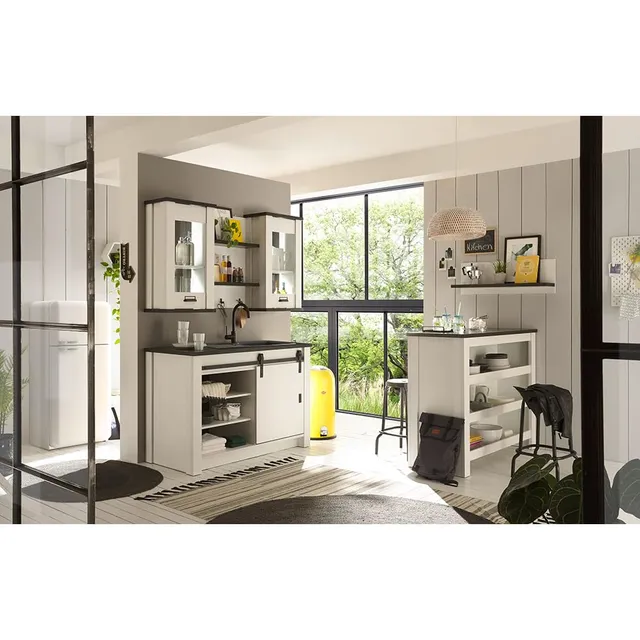 lomadox-k-che-k-chenset-theke-sp-ltisch-pinie-wei-softclose image 1
