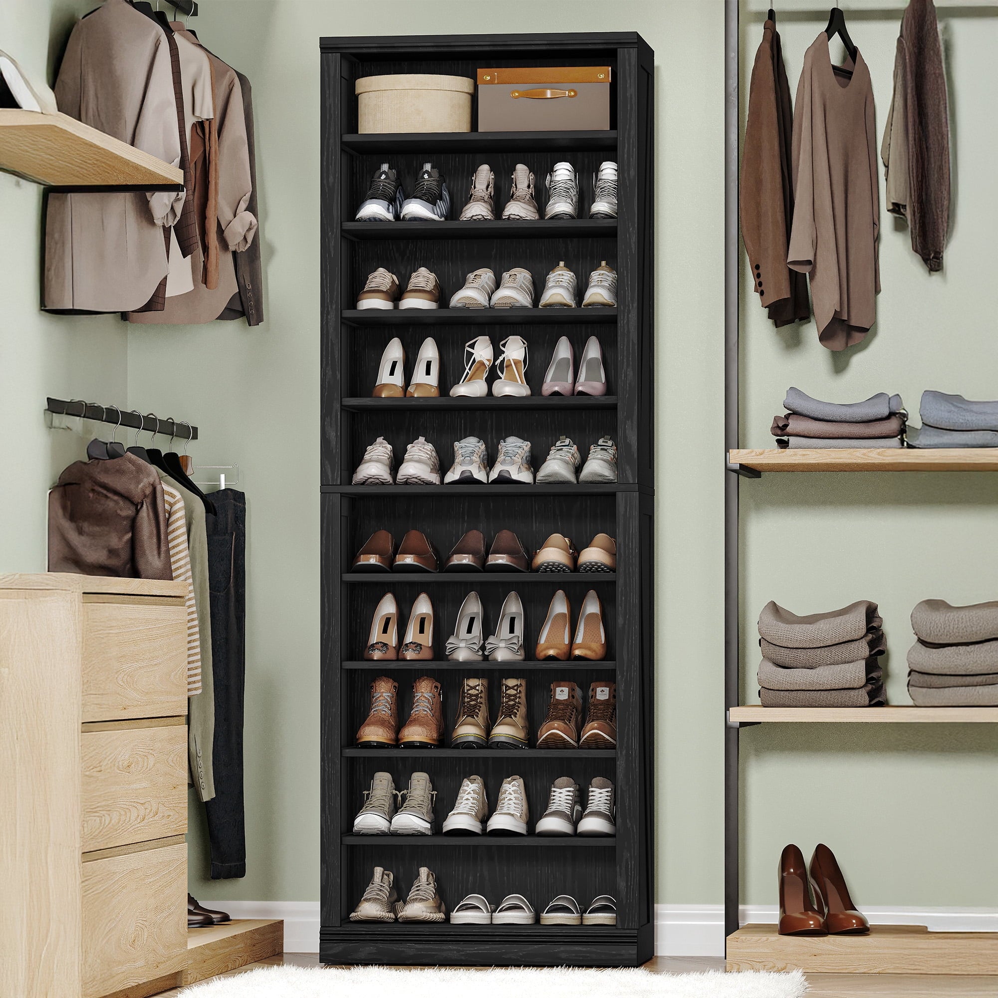 hzuaneri-living-room-schuhschrank-schwarz-10-f-cher-181-cm image 4