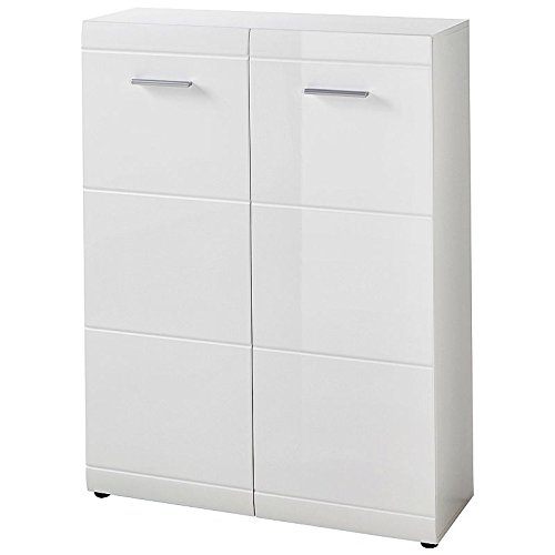 lomadox-flur-garderoben-set-5-teilig-hochglanz-wei image 2