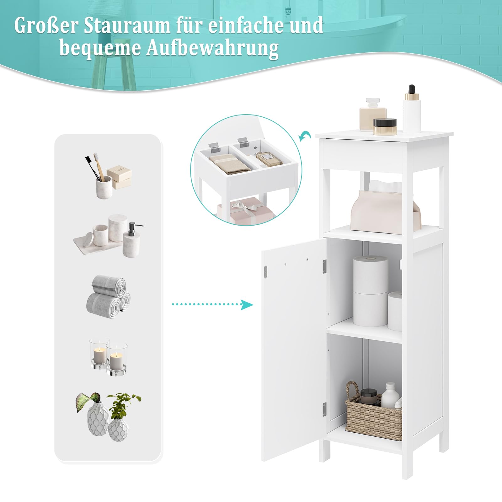 eugad-badezimmerschrank-wei-mit-t-r-32x99x30-cm image 5
