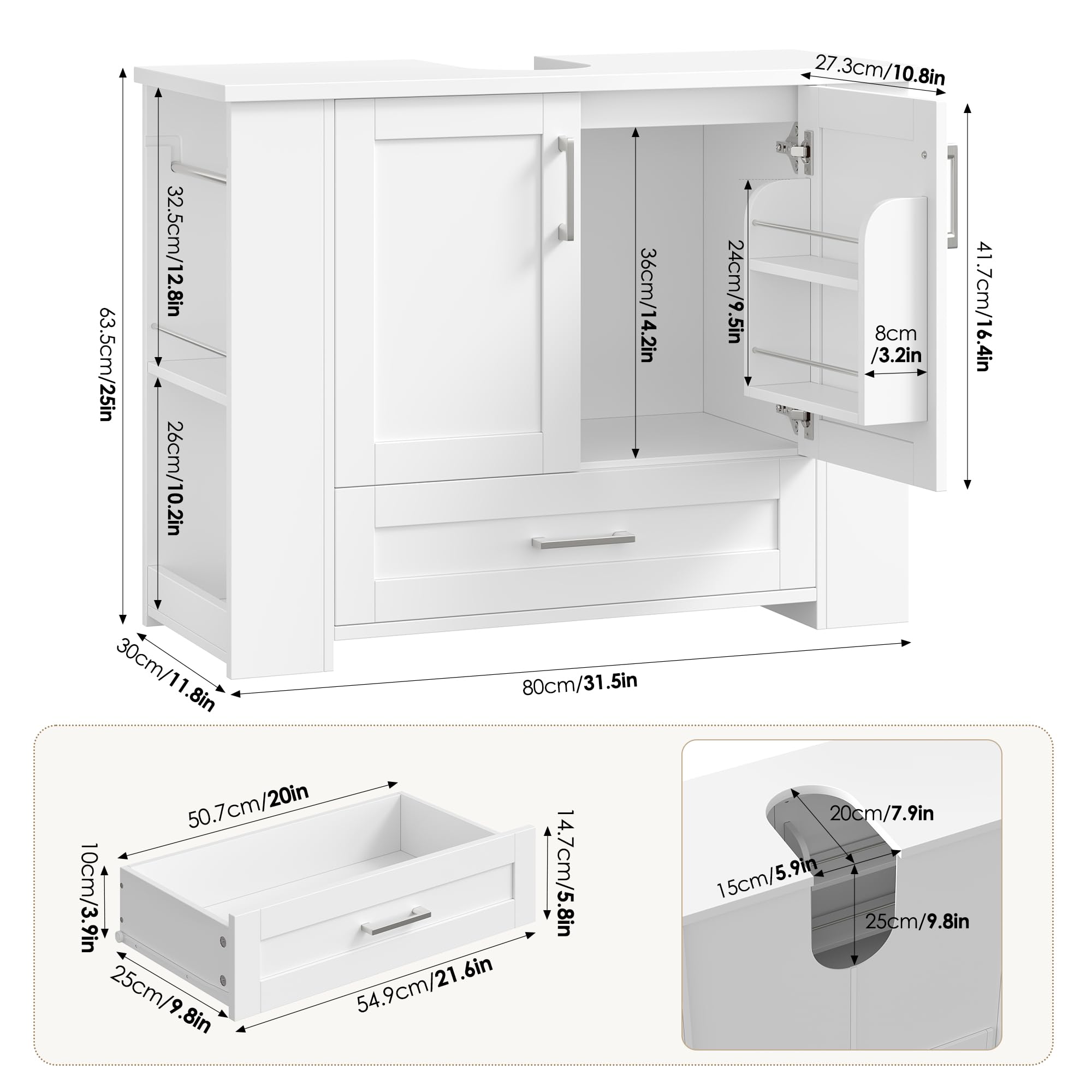 forehill-bathroom-vanity-unit-waschbeckenunterschrank-80cm-wei image 3