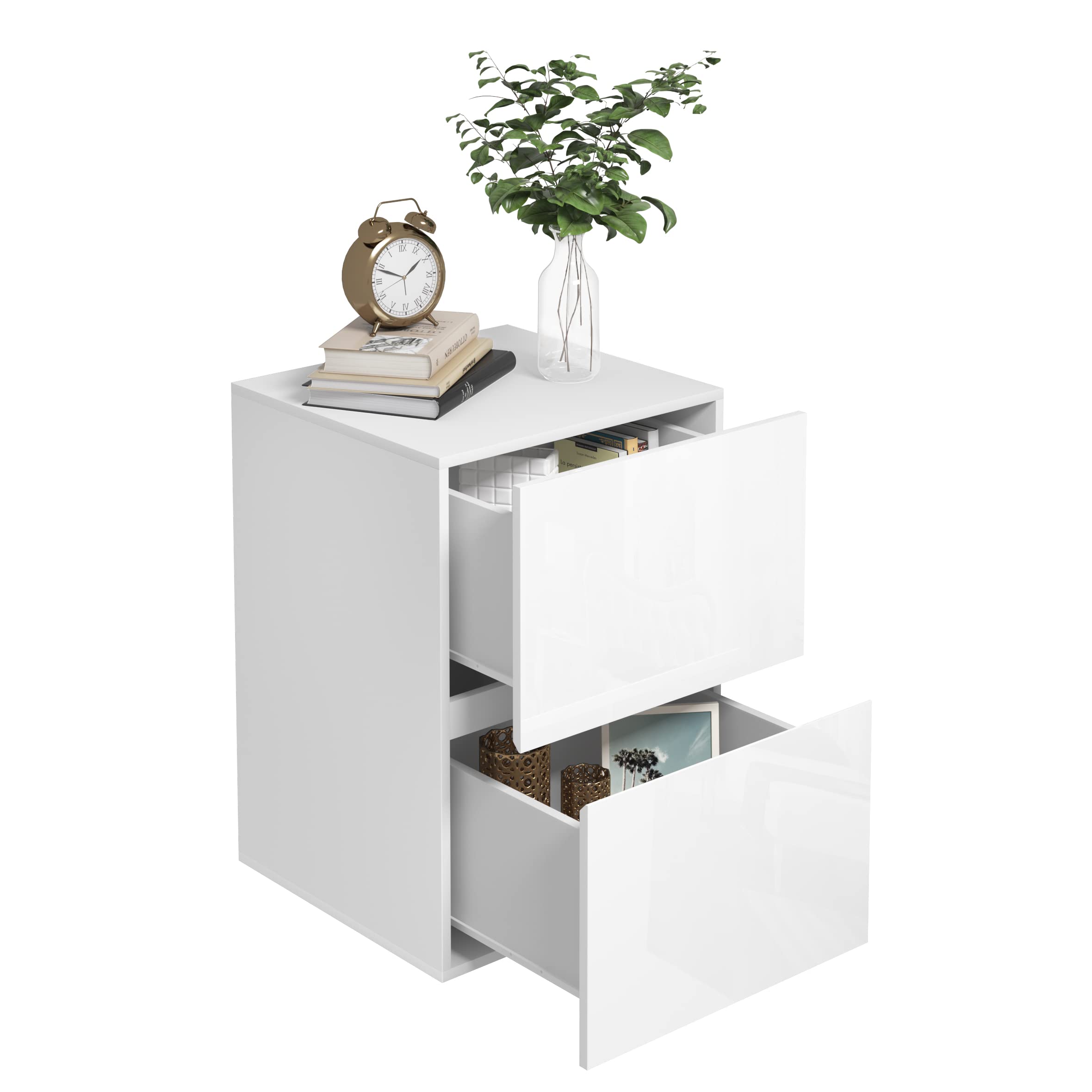 eugad-nachttisch-wei-hochglanz-40x40x58-2-schubladen image 7