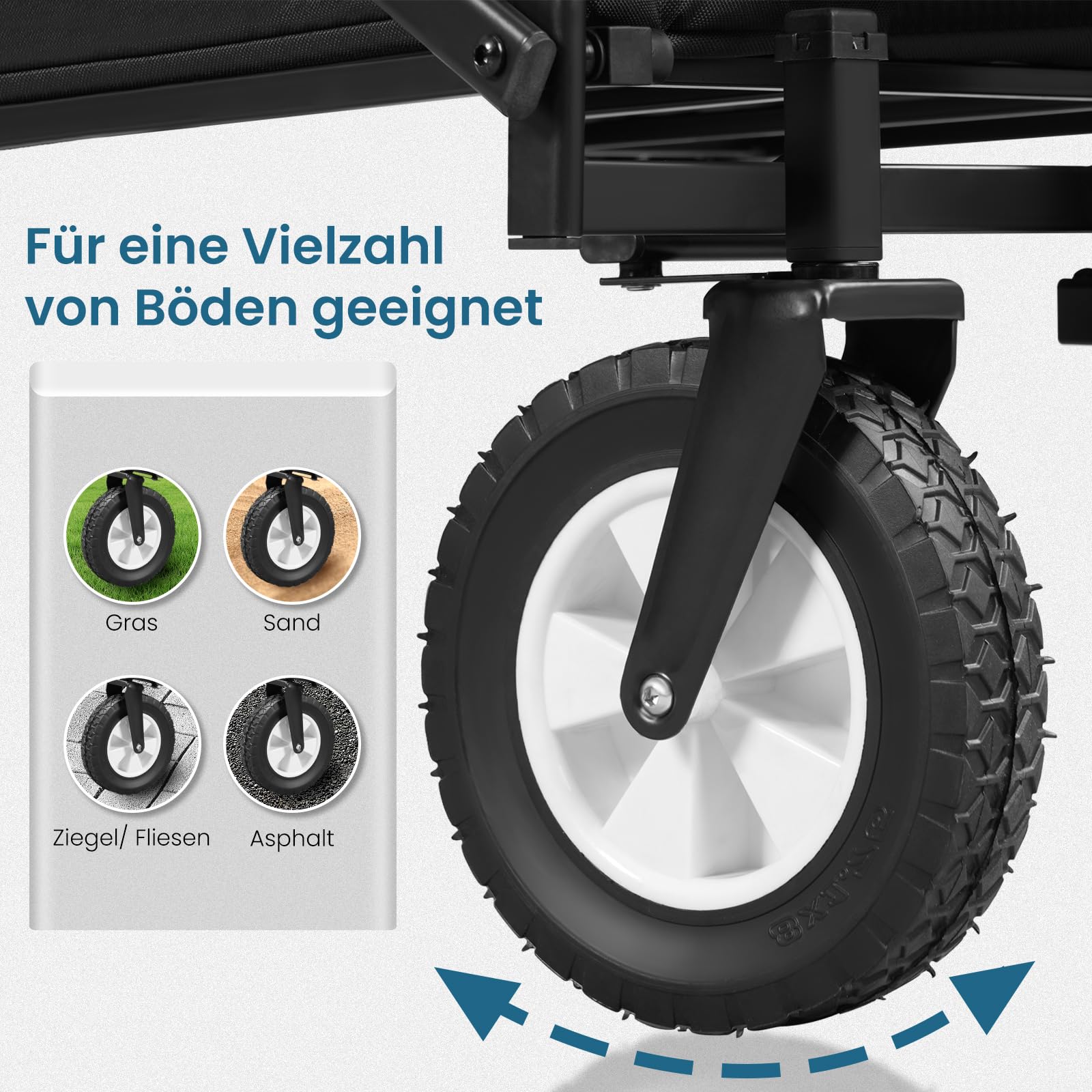 eugad-bollerwagen-faltbar-anthrazit-t-rkis-200-kg-polyester image 6