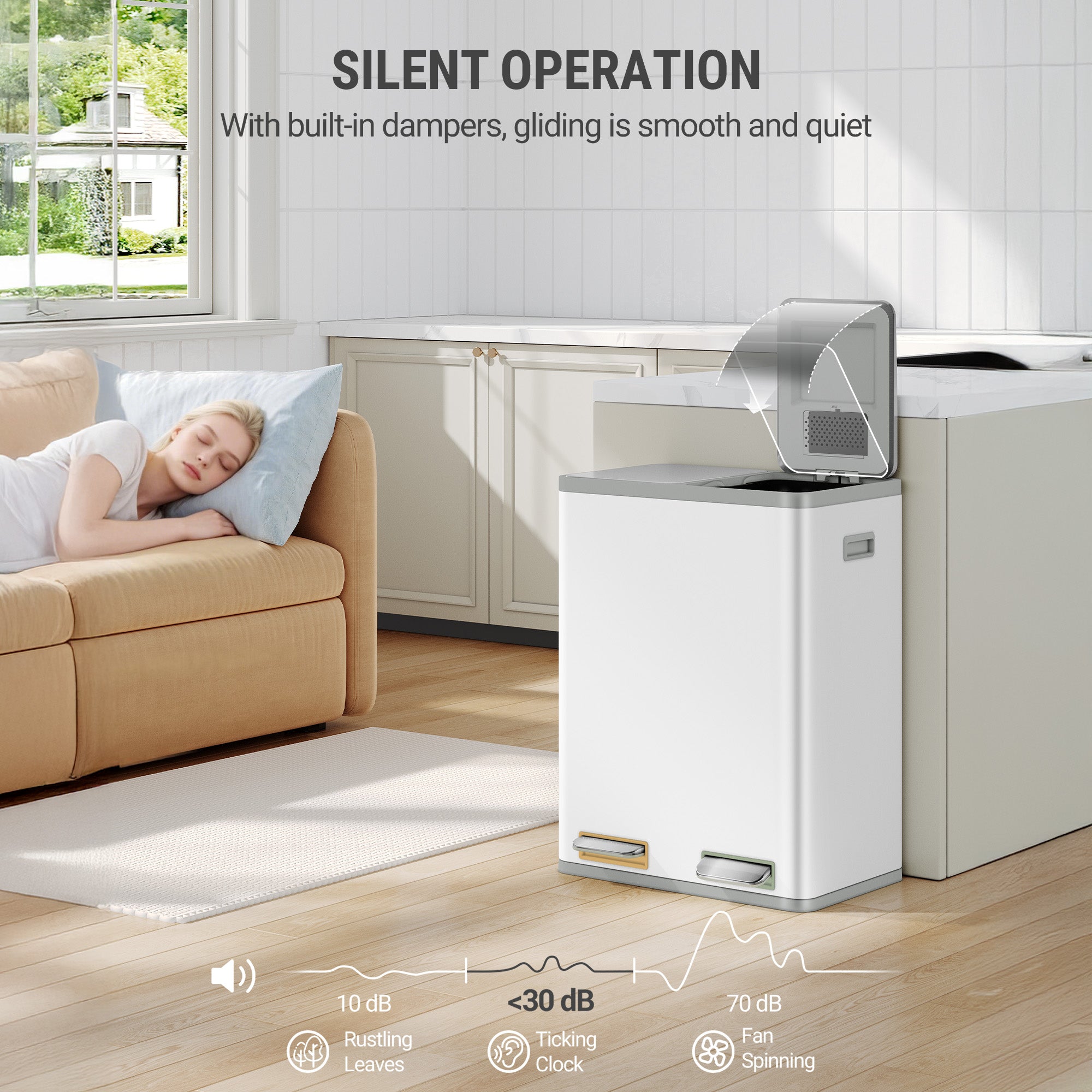 hzuaneri-treteimer-wei-60-l-2x30-l-edelstahl-leise image 7