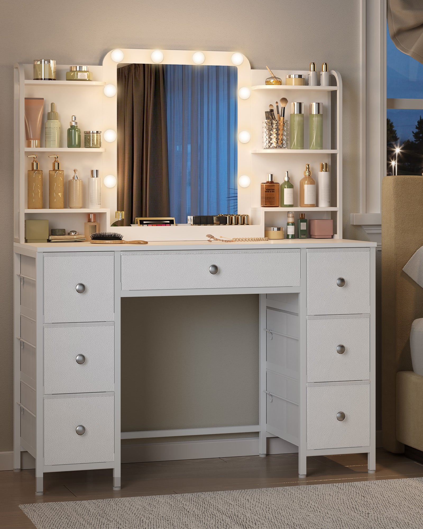 hzuaneri-bedroom-dt42303x-schminktisch-wei-spiegel-led image 4