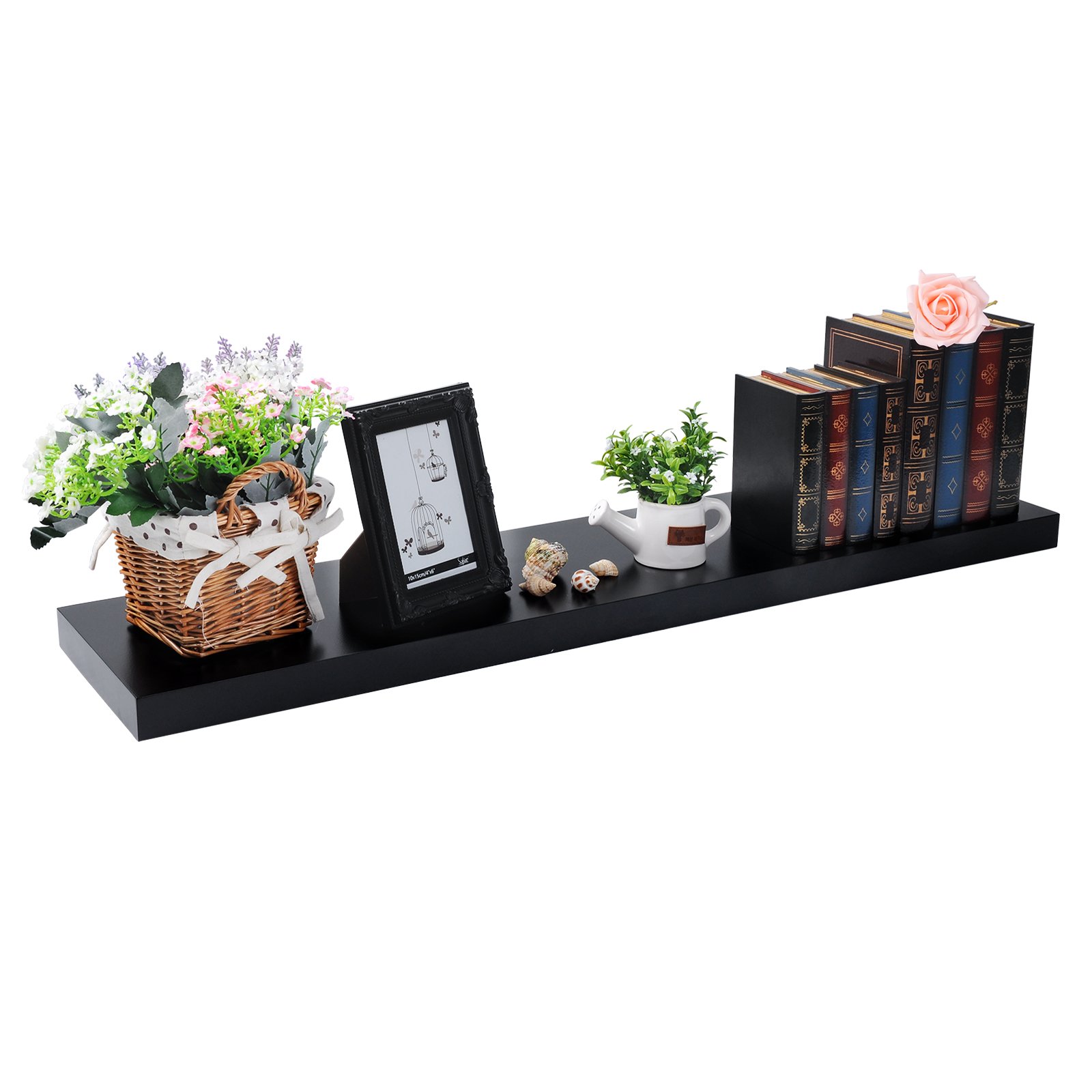eugad-aufbewahrung-wandregal-0045qj-3-schwarz-3er-set-80cm image 4