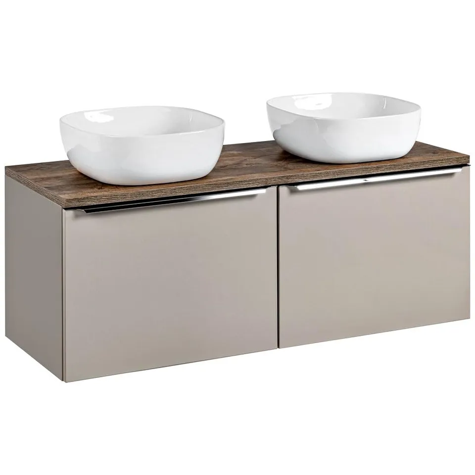 lomadox-badezimmer-waschtisch-set-120cm-taupe-doppelbecken image 1